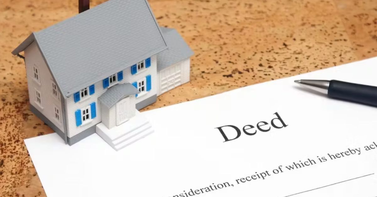 What does it mean if your name is on a property deed